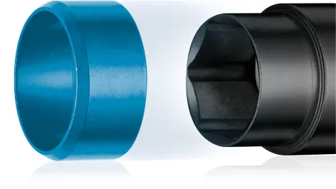 KS TOOLS 1/2' Llave de vaso TITANplus, largaLlave de vaso para llantas de aluminio SlimPOWER, 21 mm ( 515.0994 )