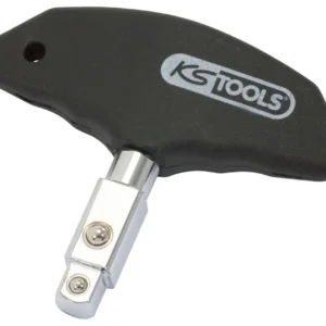 KS TOOLS Mango en T con cuadrado 3/8'+1/2' ( 516.1424 )