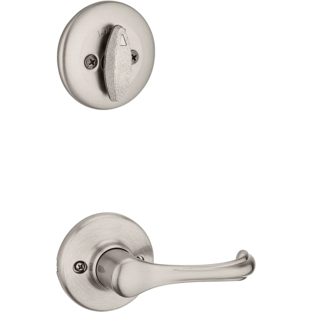 966DNL 15 Paquete de molduras Dorian para juegos de manijas 800 - Níquel satinado Kwikset