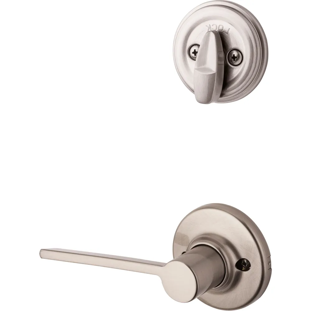 966LRL RDT RH 15 Paquete de molduras Ladera para juegos de manijas 800 - Níquel satinado Kwikset