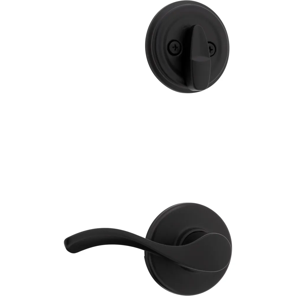 Paquete de molduras Balboa 966BL RH 514 UNIV para juegos de manijas 687/800 - Negro mate Kwikset