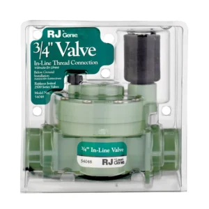 Válvula en línea Lawn Genie de 3/4 pulg. y 150 psi - Caja abierta