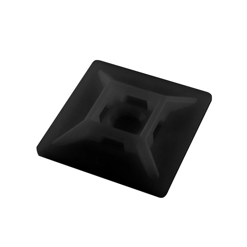Base autoadhesiva negra 28*28mm 20 unidades Lexo