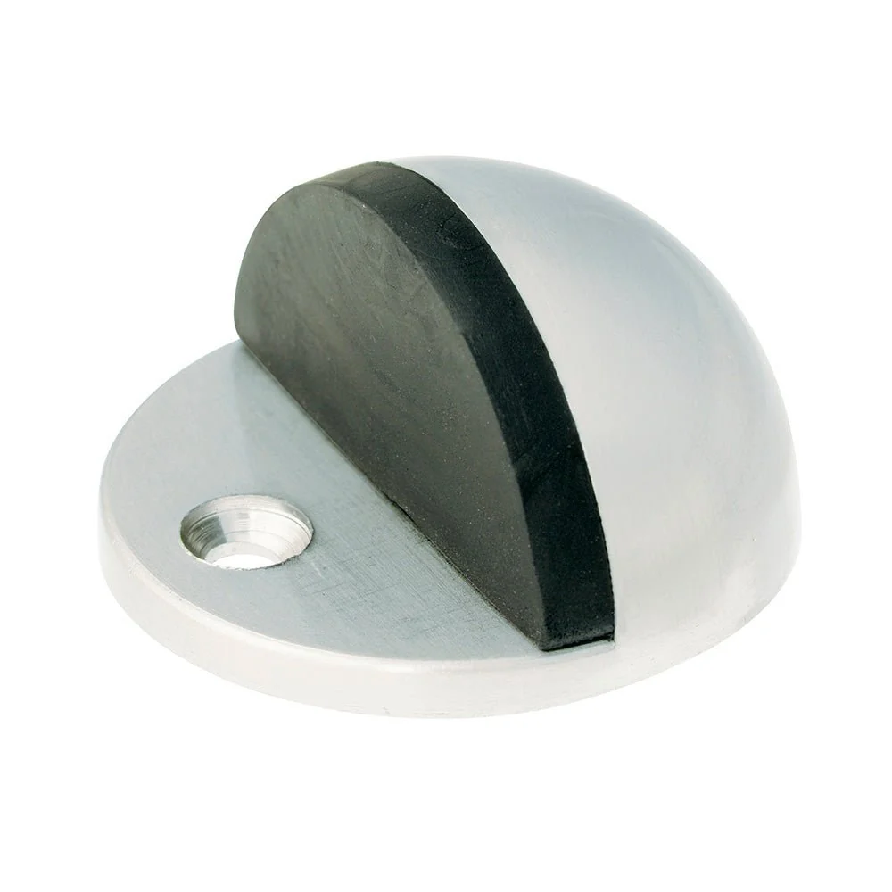 Tope tipo catarina para puerta cromo satinado Lock. Cromo