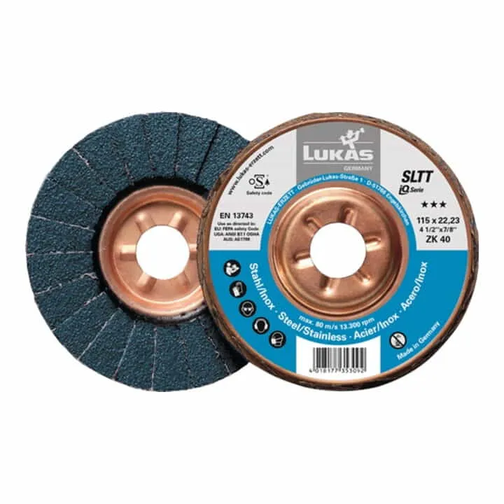 Disco de láminas LUKAS SLTT ZK Ø 125 mm grano 40 plano ( 4000840321 )