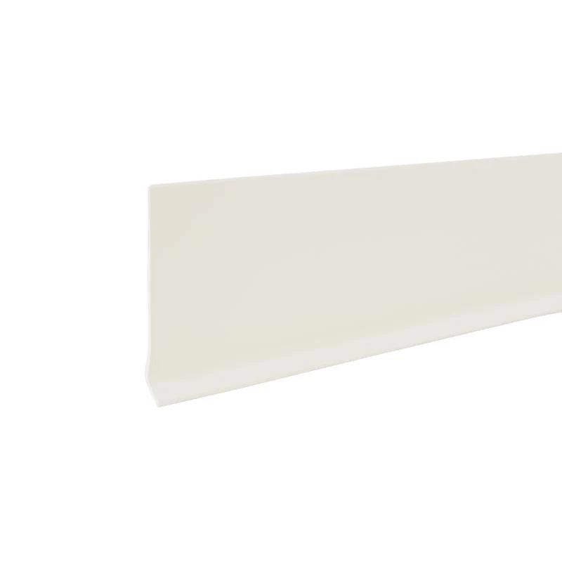 M-D Building Products 4 . H X 0.08 . W X 20 ft. L Self-Stick Almond Vinyl Wall Base - Open Box