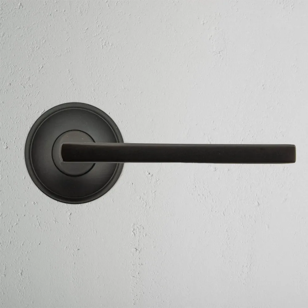 Manilla para puertas Clayton (con muelle) - Bronce