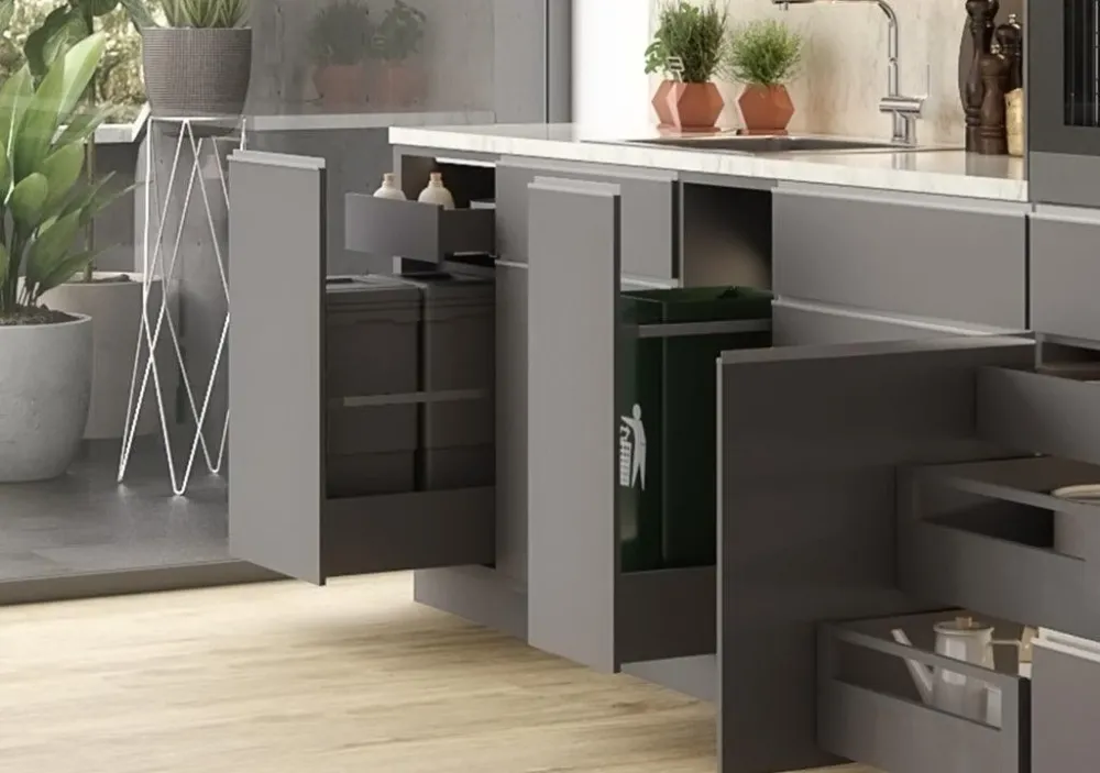 Barras gris antracita para slim box l:450mm Marketplace - MADECENTRO
