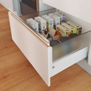 Cajón recto bonuit max alto blanco con vidrio opaco 500mm Marketplace - MADECENTRO