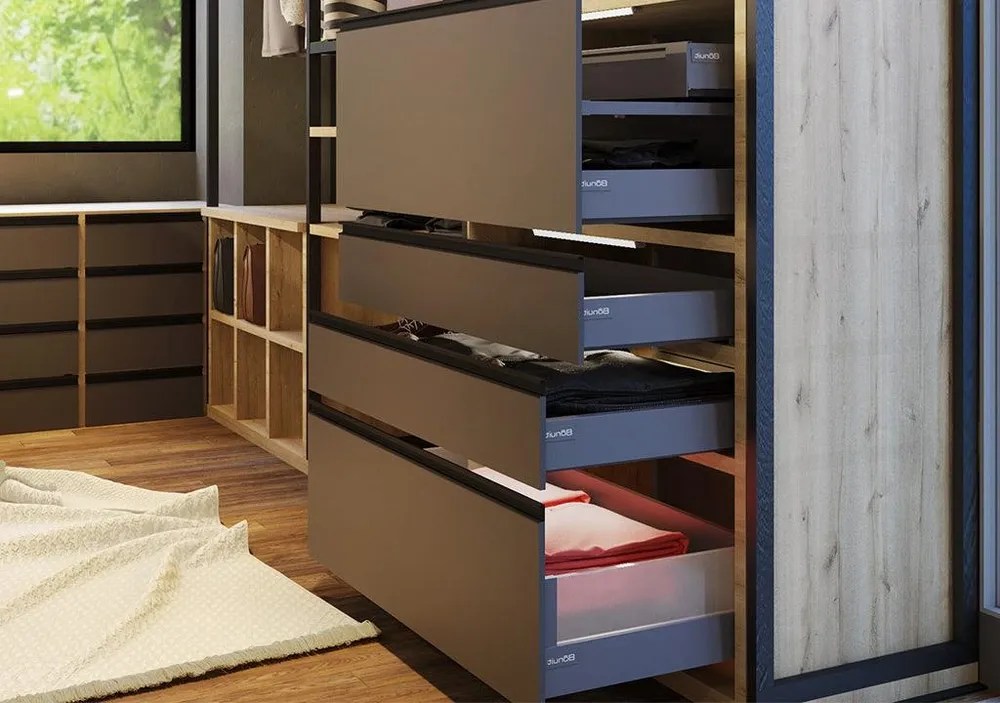 Cajón recto bonuit max bajo gris antracita 450mm Marketplace - MADECENTRO