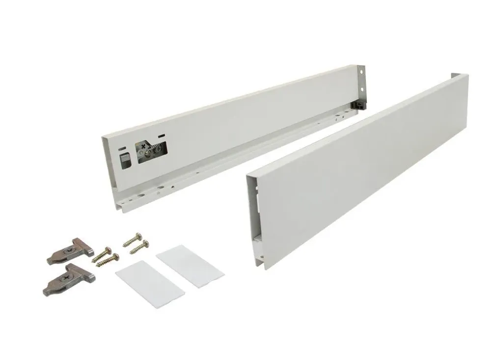 Costado metálico para slim box bajo blanco h:63mm l:500mm Marketplace - MADECENTRO