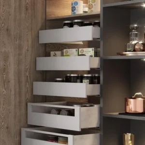 Costado metálico para slim box bajo blanco h:63mm l:450mm Marketplace - MADECENTRO