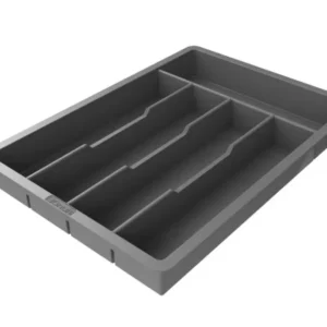 Cubertero plástico gris antracita 420x330mm Marketplace - MADECENTRO