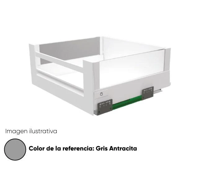 Frontal alto gris antracita 600mm para bonuit max alto Marketplace - MADECENTRO