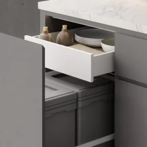 Frontal blanco para cajón slim box bajo 600 mm Marketplace - MADECENTRO