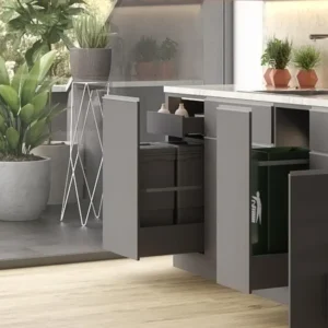 Frontal gris antracita para cajón slim box bajo 900 mm Marketplace - MADECENTRO