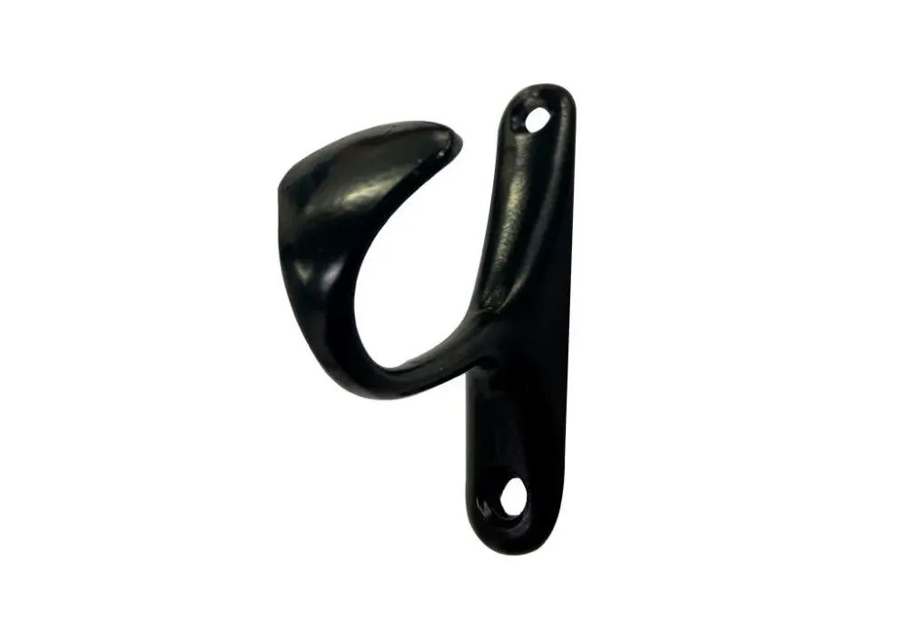 Gancho perchero zamak sencillo negro Marketplace - MADECENTRO