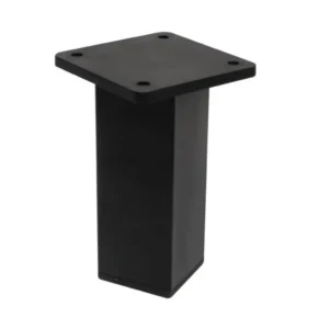 Pata 594 acero pintado - negro h: 100 mm 38 x 38 mm nivelador Marketplace - MADECENTRO
