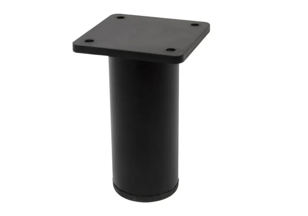 Pata 796 acero pintado - negro h: 100 mm ø 42 mm nivelador Marketplace - MADECENTRO