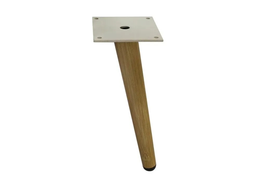 Pata 911 acero madera clara diagonal 500mm Marketplace - MADECENTRO