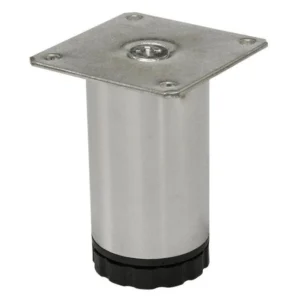 Pata acero 605 cilíndrica con nivelador 80 mm Marketplace - MADECENTRO