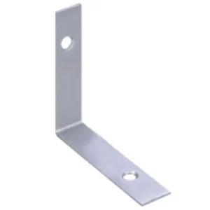 Platina ángulo en l cantonera acero zincado 3" x 3" x 09" x 23 mm Marketplace - MADECENTRO