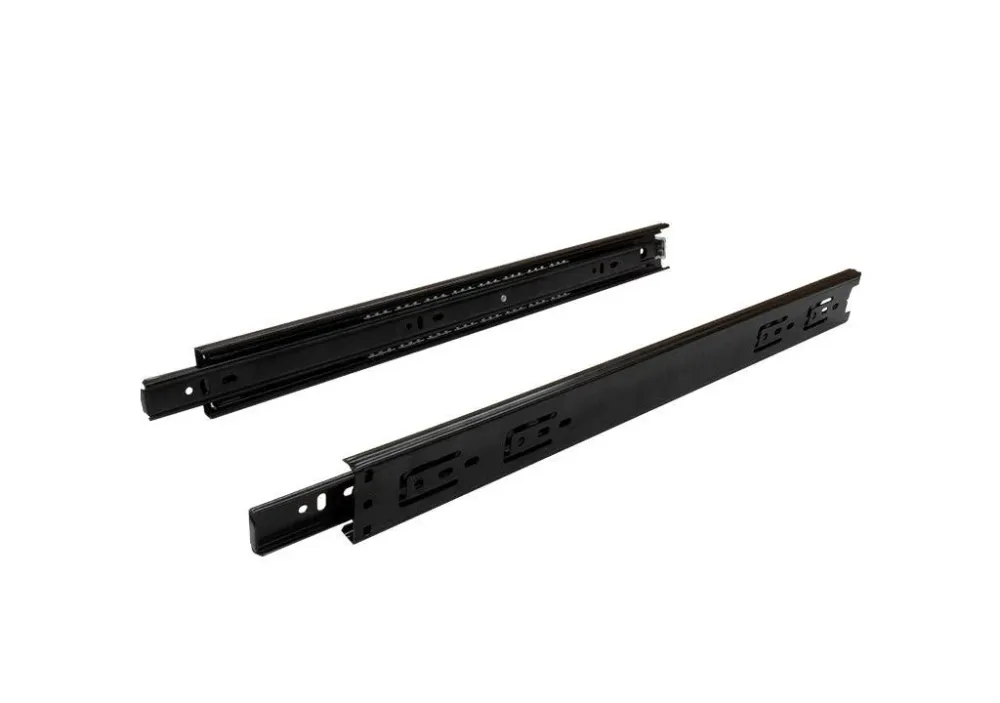 Riel extensión total carga pesada negro 450 mm 45 kg acero Marketplace - MADECENTRO
