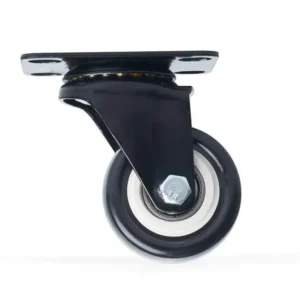 Rodachina plat pvc negra dí 50 mm sin freno Marketplace - MADECENTRO