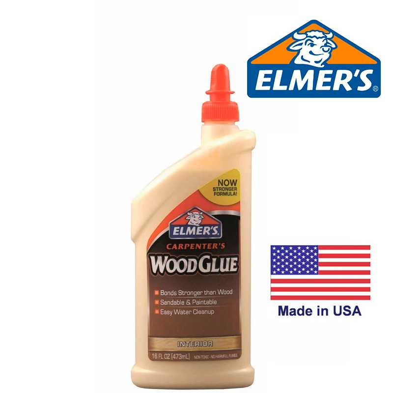 COLA AMARILLA "ELMERS" PROFESIONAL MADERA (3) 16 ONZAS MAYOREO FERRETERO S,A