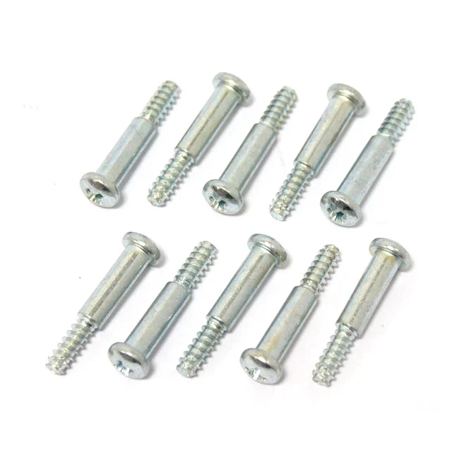 10 Tornillo lente piloto trasero para Harley-Davidson 1973-1998 MCS