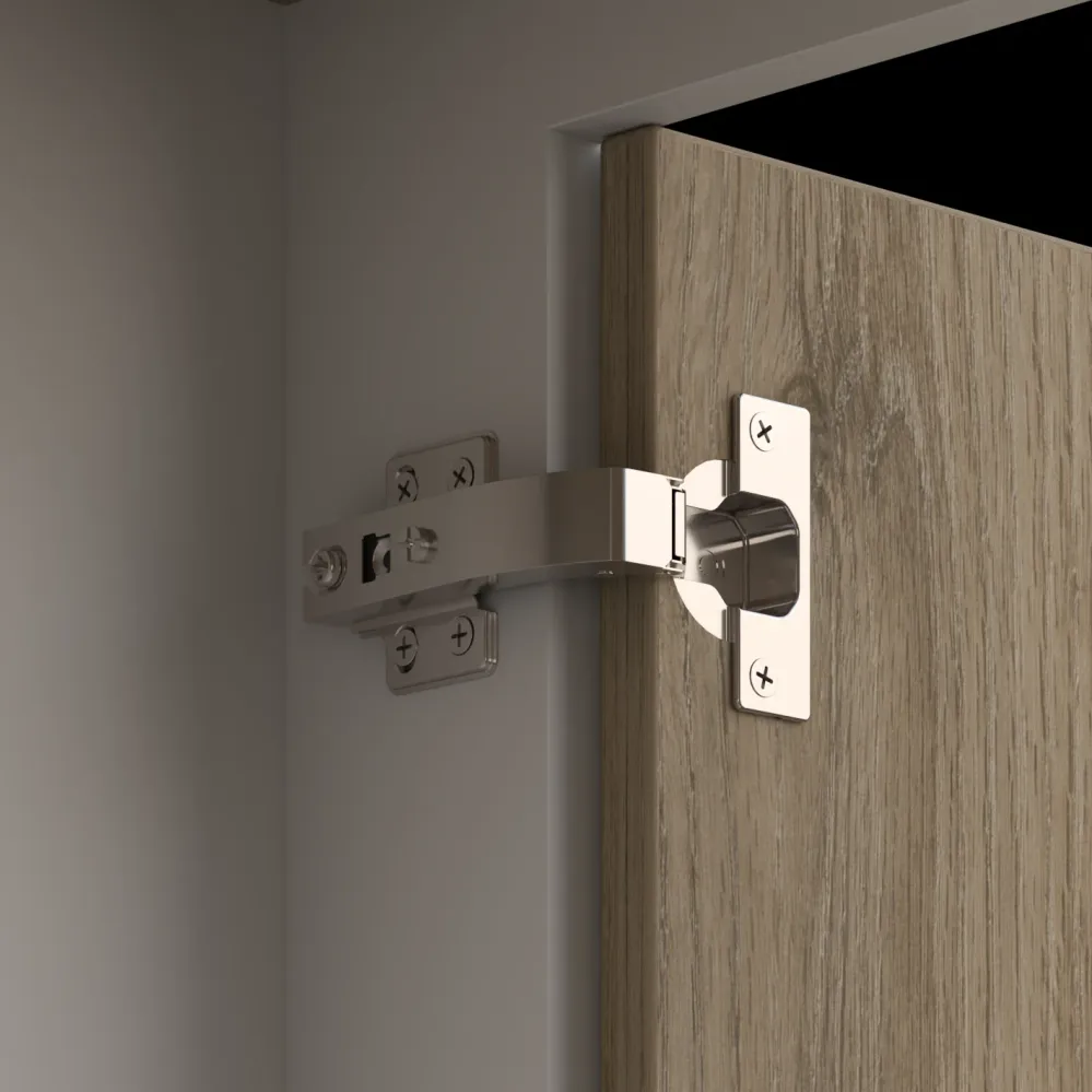 Bisagra de cazoleta esquinera para mueble de 90° Mobile
