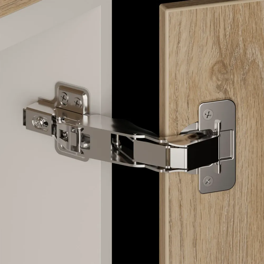 Bisagra de cazoleta para mueble esquinera 165° clip-on de montaje fácil cierre lento Mobile
