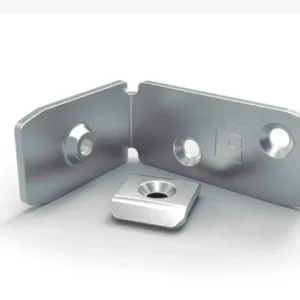 Fijación metalica gola con tornillo Mobile