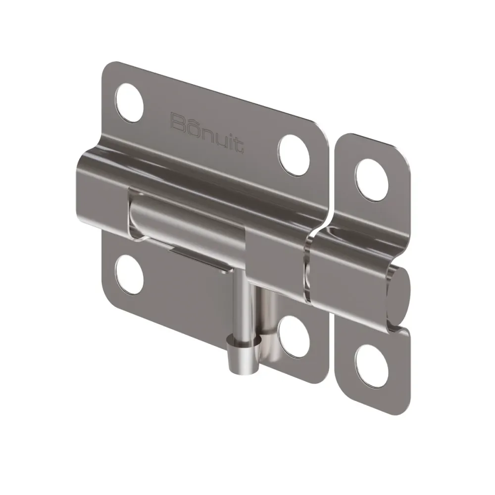 Pasador cuadrado eco acero satin niquelado o negro 2 pulgadas Satin Mobile