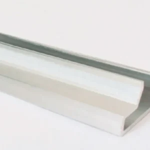 Perfil aluminio para tablero ranurado x 2,45 m Mobile
