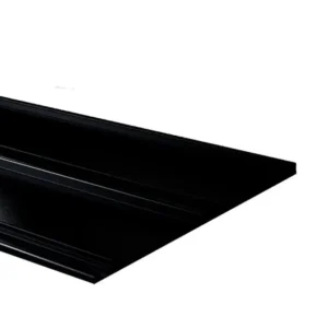 Perfil zócalo aluminio negro 100mm x 3m Mobile