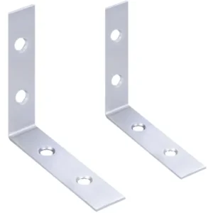 Platina ángulo en l cantonera acero zincado 1.5" x 1.5" x 0.5" x 1.9 mm Mobile