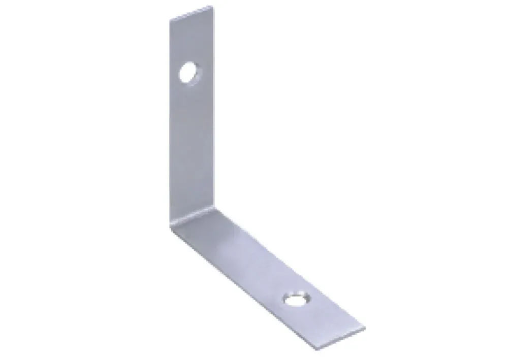 Platina ángulo en l cantonera acero zincado 2.5" x 2.5" x 0.6" x 1.9 mm Mobile