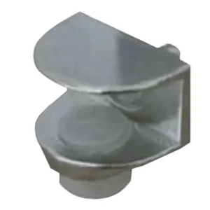 Soporte pequeño en media luna para vidrio cromado Mobile