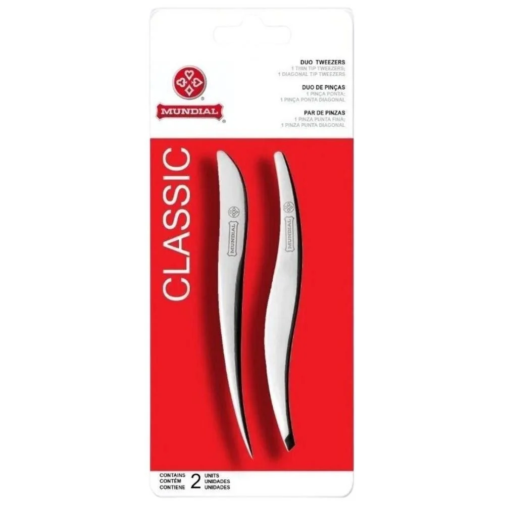 Mundial Anatomical Duo Pinzas para Cejas