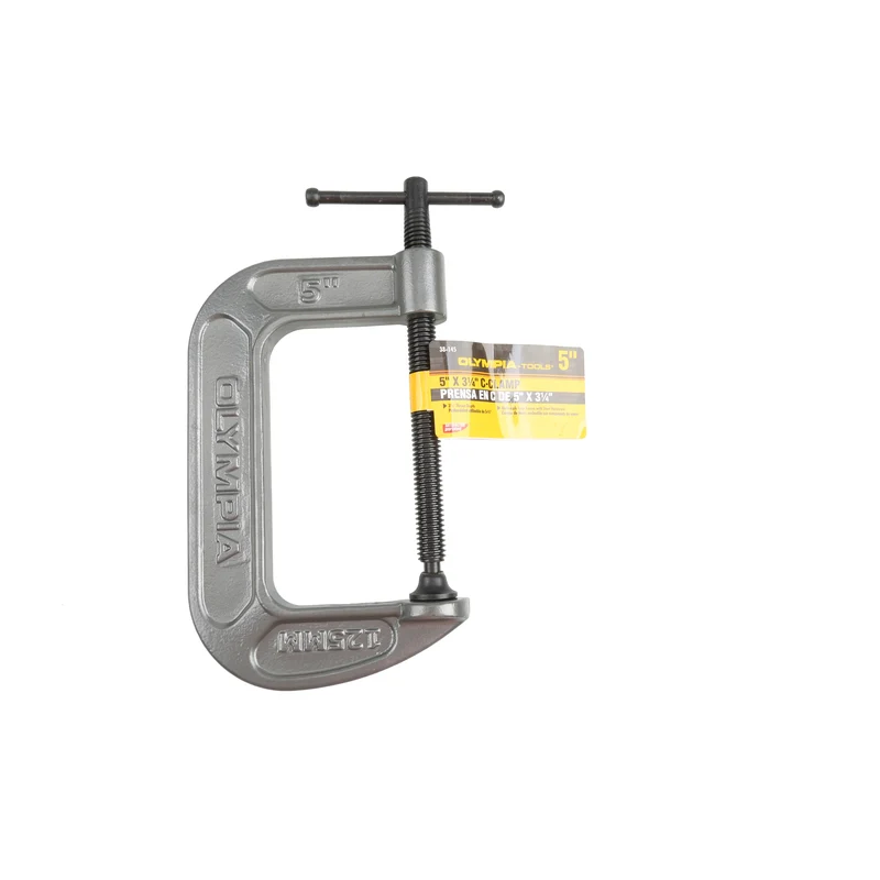 ABRAZADERA EN C DE ACERO 5X3-1/4" Olympia Tools