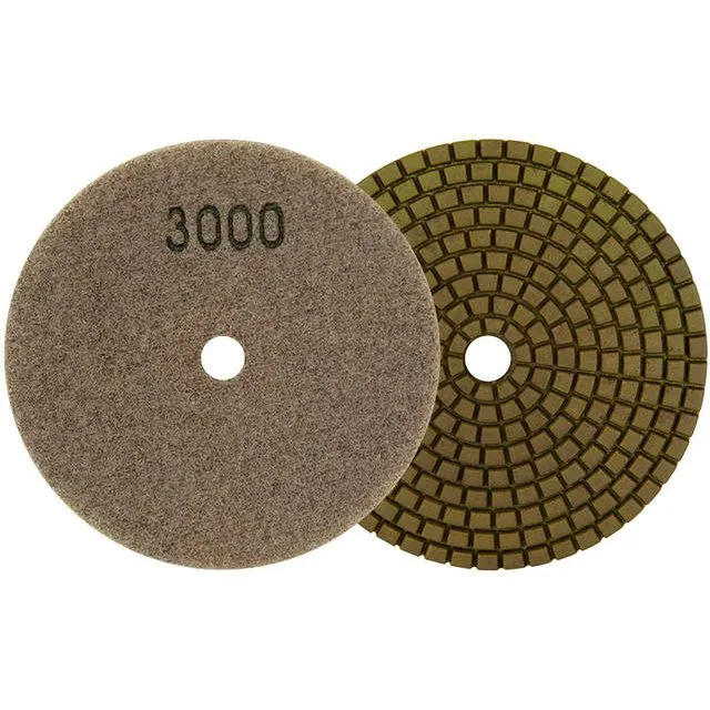 Almohadillas de pulido de resina de cobre de 4 pulgadas Omega Diamond Inc.