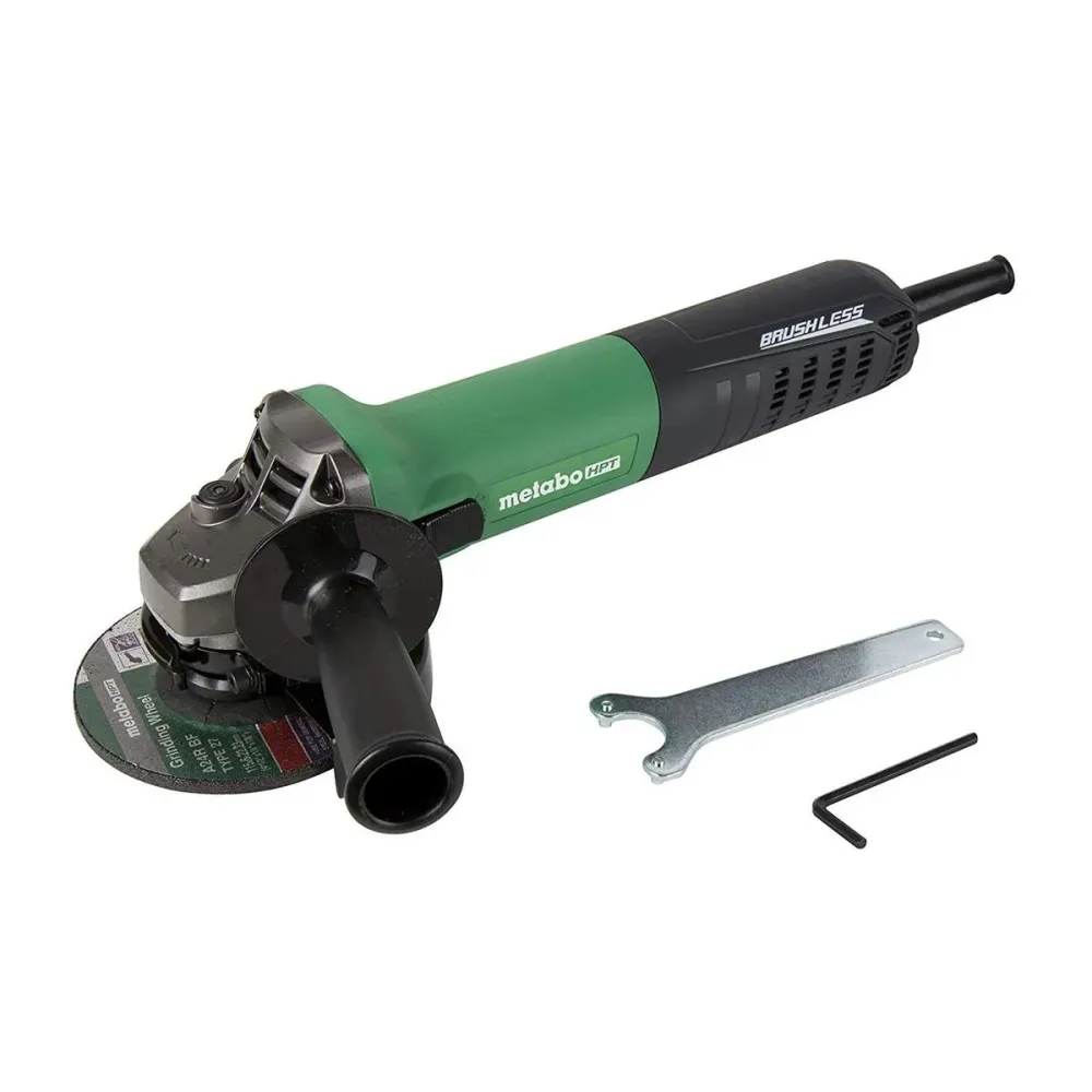 Amoladora angular de velocidad variable sin escobillas Metabo G12VE de 4,5 pulgadas Omega Diamond Inc.