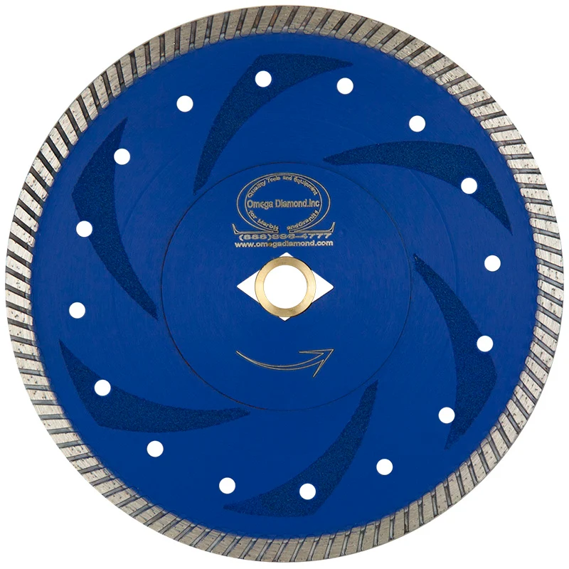Hoja continua turbo - Azul (8 pulgadas) Omega Diamond Inc.