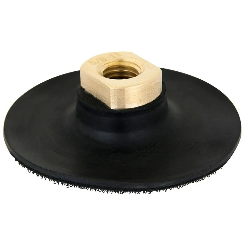 Soporte extra suave de 5/8-11 para almohadillas de pulido de 4 pulgadas Omega Diamond Inc.