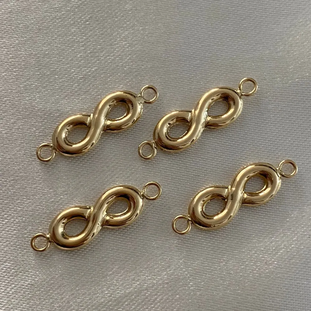 Herraje Infinito 0.8gr/2.2cm Oro Amarillo Oro Nacional