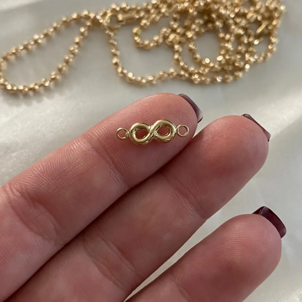 Herraje Infinito 0.8gr/2.2cm Oro Amarillo Oro Nacional