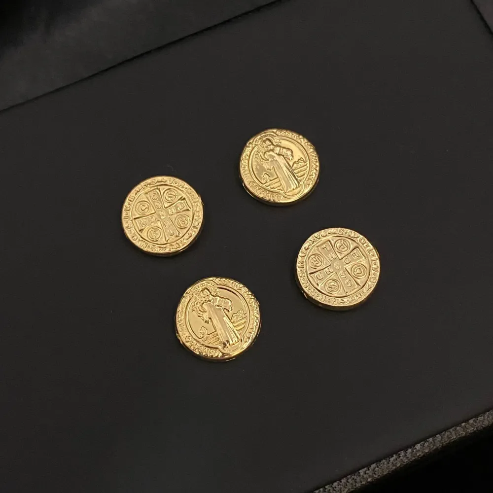 Herraje San Benito 0.5gr / 1cm Tambor Oro Amarillo Oro Nacional