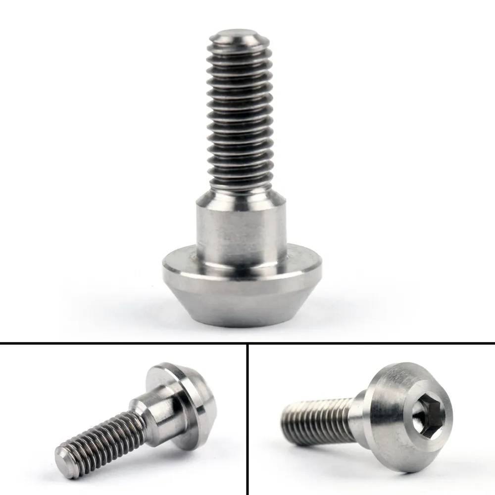 Pernos de rotor de freno de disco de titanio/Ti M6 x 20 mm para Suzuki GSXR Yamaha R1 R6 YZF genérico