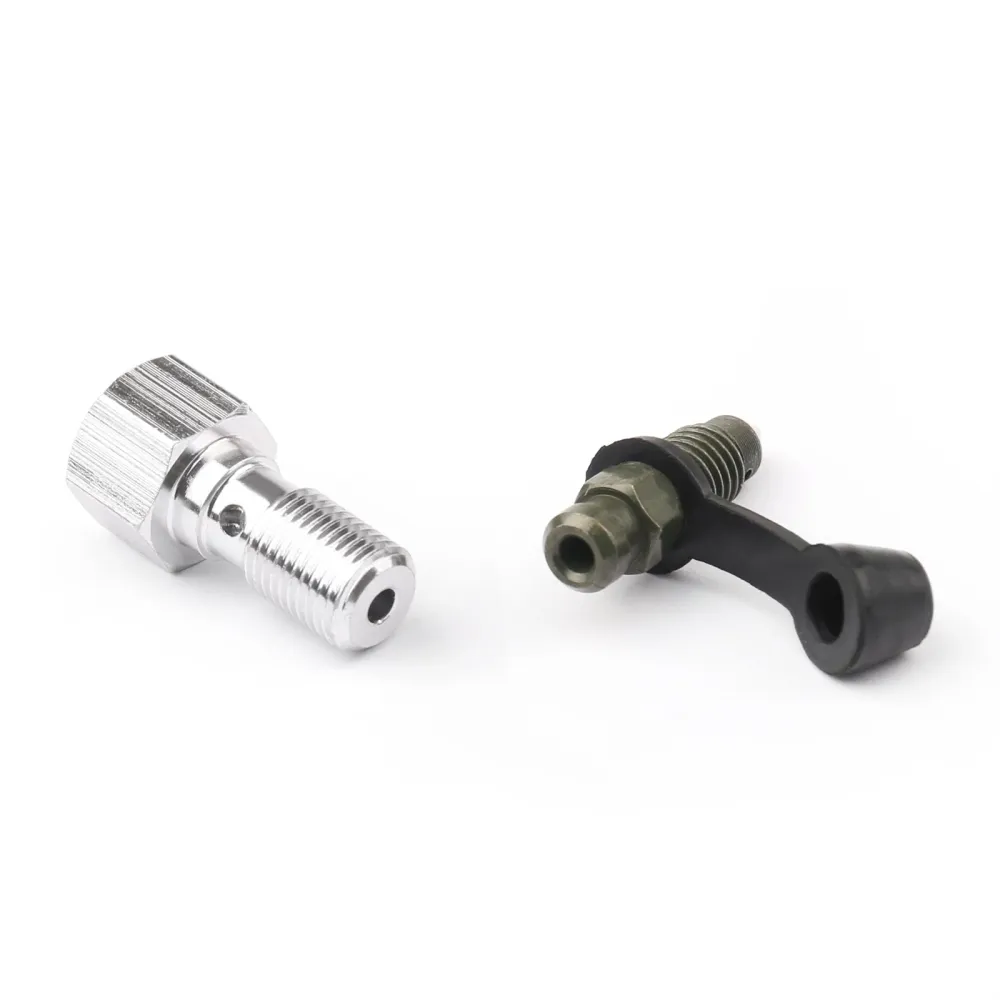 Pinza de freno de motocicleta M10 x 1,25x20mm pezón de tornillo de purga de aluminio para Honda